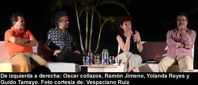 Coloquio, escritores del Hay Festival